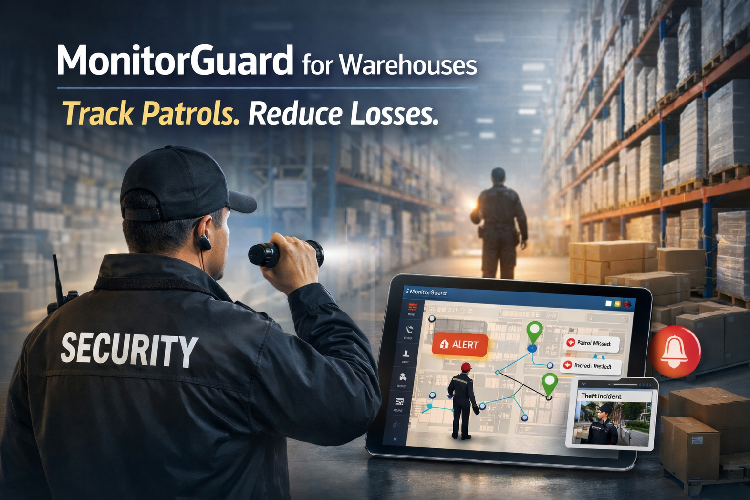 MonitorGuard for Warehouses: Track Patrols, Reduce Losses